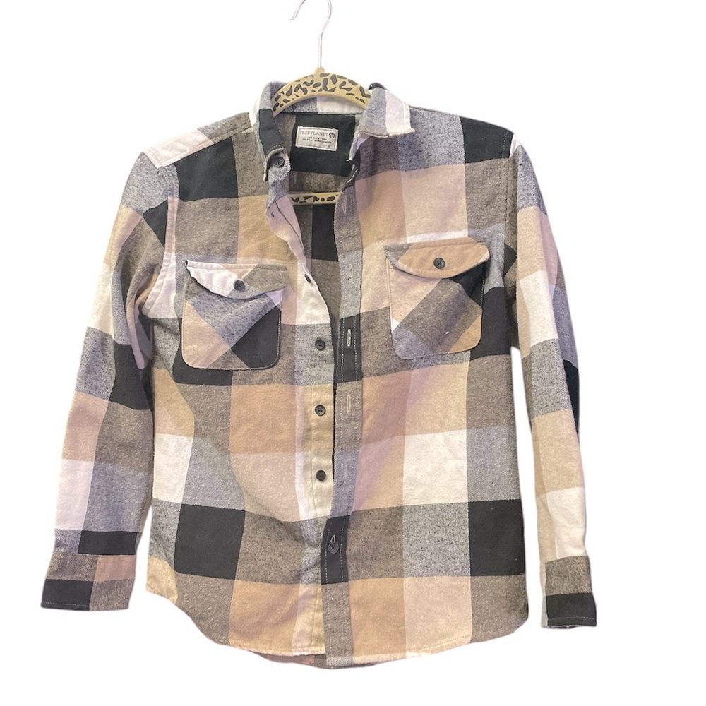 Free planet button down